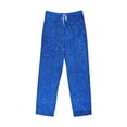 thumbnail image 5 of Balery Blue Glitter print Men's Pajama Pants,Ultra Lightweight Pjs,Lounge Pant-Medium, 5 of 9
