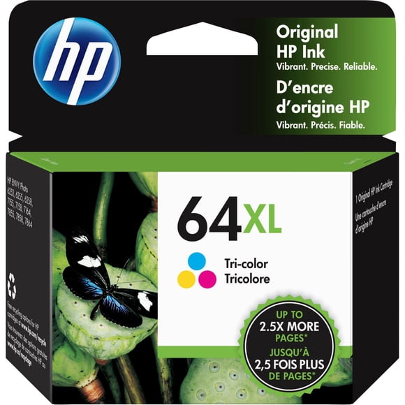 HP 64XL Tri-colour High Yield Original Ink Cartridge (N9J91AN)