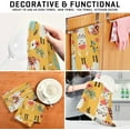 thumbnail image 2 of Western Llama Cactus Flowers Dish Towels Set of 6, Cute Washable Tea Towels Dishcloths Lint-Free 18x28 Inch Fast Drying for Kitchen Restaurant Bar Clean, 2 of 5