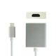 thumbnail image 2 of M9K USB-C USB 3.1 Type C to HDMI 1080p HDTV Adapter Cable for 2015 A6q New 12 Inch Macbook - Silver, 2 of 4