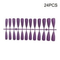 thumbnail image 1 of Nail Enhancement Tablets Chic Dot Design Not Susceptible to Allergies Frosted Texture Fake Fingernail Charming Manicure Tips JM-13Purple, 1 of 8