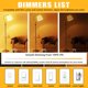 thumbnail image 5 of Bombillas LED Edison LDCHIUEN de 4 W, 2200 K, A19, E26, regulables, 5 of 8