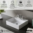 thumbnail image 2 of Karran Usa Kbf526 Randburg 1.2 GPM Centerset Bathroom Faucet - Black, 2 of 7