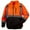 Hi-Vis Orange, variant on Pyramex RSZH3320X5 RSZH33 Series Sweatshirts Class 3 premium zipper sweatshirt in orange - 5X large