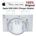 thumbnail image 2 of Apple iPhone Lightning Cable Cargador 20W USB-C Adaptador De Alimentación 1m/2m PD Carga Rápida Para 11 12 13 Pro Max 11mini 12mini 13mini XS X XR, 2 of 3