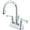 Polished Chrome, variant on Kingston Brass KS2612FL 4 in. Centerset Bathroom Faucet, Polished Brass