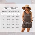 thumbnail image 2 of SWQZVT Rompers for Women Summer Clothes Sleeveless Jumpsuits with Pockets Crew Neck Casual Overalls Outfit Set Khaki 2XL, 2 of 6
