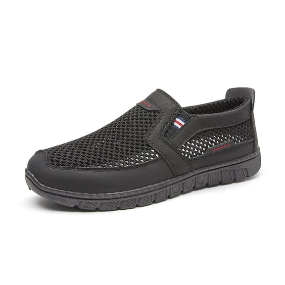 YUDAI Men's Slip-On Walking Shoes – Non-Slip, Breathable Mesh Sneakers for Gym, Workout & Everyday Wear