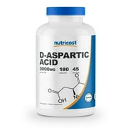 Nutricost D-Aspartic Acid 3000mg, 180 Capsules - Health Supplement