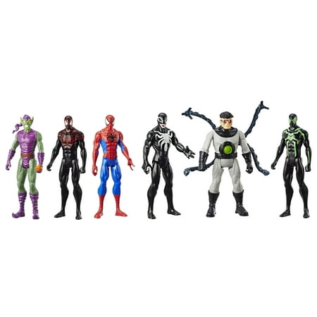 Spider-Man Titan Hero Figure 6-Pack, Available Only At Walmart