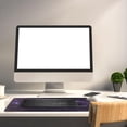 thumbnail image 3 of Extended Gaming Mouse Pad XXL Large Big Computer Keyboard Mouse Mat Desk Pad With Non-Slip Base And Stitched Edge For Home Office Gaming Work Galaxy Print, 3 of 10