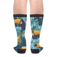 thumbnail image 2 of Chaussettes Décontractées Unisexes en Coton - Style Rétro Chaussettes de Palmiers Tropicaux, 2 of 5