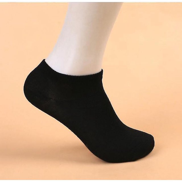 Calcetines de corte bajo para hombre y mujer, calcetines reforzados antideslizantes informales de algodón, paquete de 10