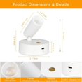 thumbnail image 3 of Wireless Spotlights Indoor Rechargeable Picture Lights, 350° Rotate, Battery Powered Ceiling Spotlight, LED Uplighting with Timer＆Dimmable, Display Lights for Plant Painting, Artwork, Accent Lighting, 3 of 4