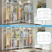 VIPEK V2S Garment Rack 4 Tiers Heavy Duty Clothes Rack Max Load 700LBS, White
