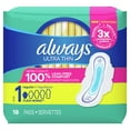 thumbnail image 7 of Always Ultra Thin Pads with Wings, Regular, Unscented, 18 Ct, 7 of 7