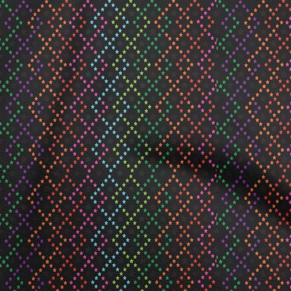 oneOone Polyester Spandex Orange Fabric Dot Diy Clothing Quilting Fabric Print Fabric By Yard 56 Inch Wide