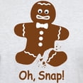 thumbnail image 3 of CafePress - Oh, Snap! Gingerbread Man T Shirt - Men's Classic Graphic T-Shirt, 3 of 4