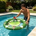 thumbnail image 4 of Portable Floating Putting Green Game For Pool Family Water Activity With Cups, 4 of 4