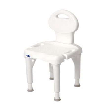 Invacare INV9781 35.25 x 20 x 18 in. I-Fit Shower Chair with Back, White