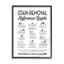 Stupell Industries Please Wash Your Hands Sign Floral Wreath Linework Abstract Painting Black Framed Art Print Wall Art, 24 x 30