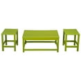 thumbnail image 4 of Polytrends  Laguna Hdpe All Weather Outdoor Patio Coffee And Side Tables (3-Piece Set) Lime, 4 of 5