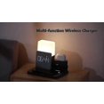 thumbnail image 5 of Nouveau Produit Innovant Lampe de Table Veilleuse Réveil Qi 10w Chargeur Sans Fil Rapide pour Apple, 5 of 5