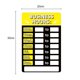 thumbnail image 4 of Letrero Horario Comercial DQrwqpou Letreros Horas Operación para Ventana Puerta amarillo, 4 of 8