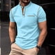 thumbnail image 1 of pstuiky camisetas para hombre, Camiseta deportiva de manga corta con cuello redondo y solapa para hombre con bolsillos camisas casuales para hombre s, 1 of 6