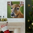 thumbnail image 5 of Whitetail Deer in Snow - Canvas, 5 of 10