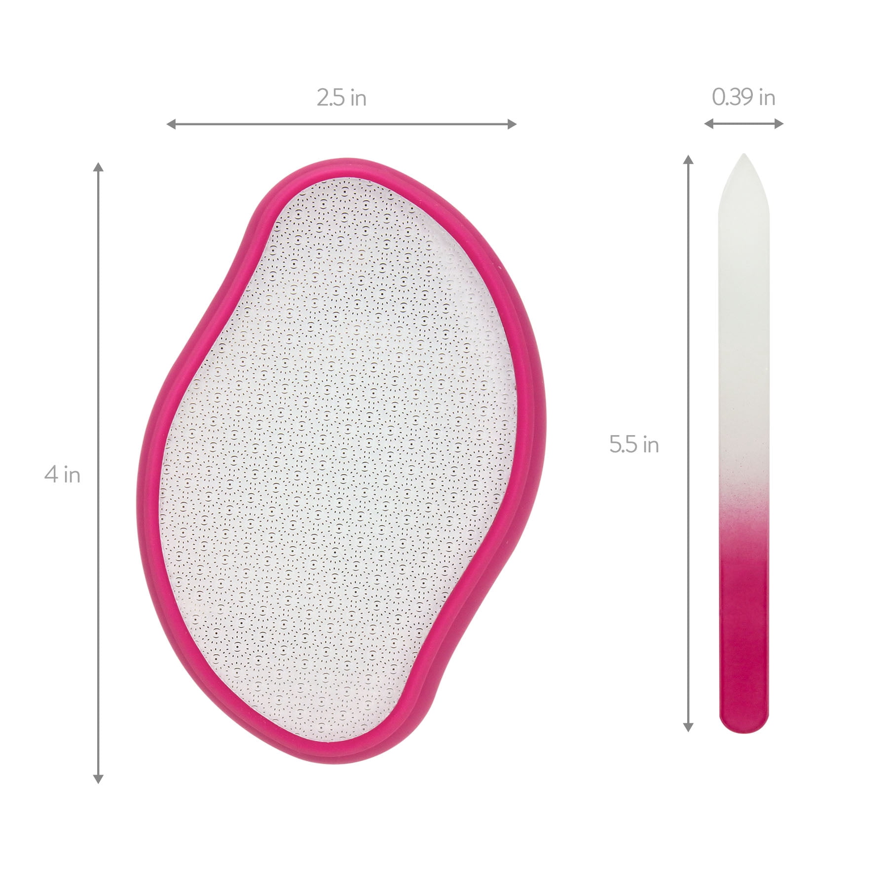 Premium Care and Fix 2-Piece Glass Nail File Set for Enhanced Nail Care