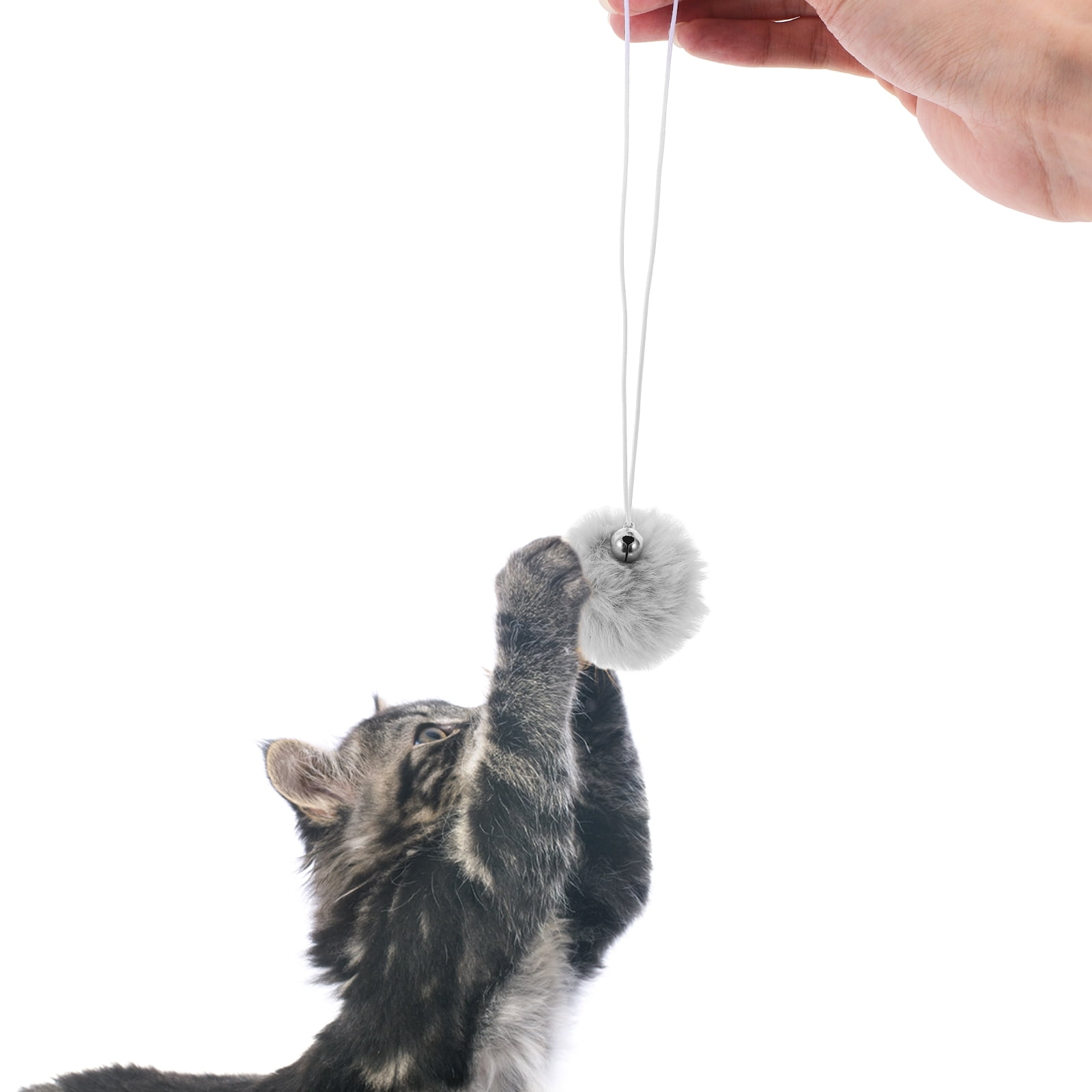 LOLIPPYY 4Pcs Lightweight Replaceable Cat Balls with Bell for Cat Trees and Scratching Posts