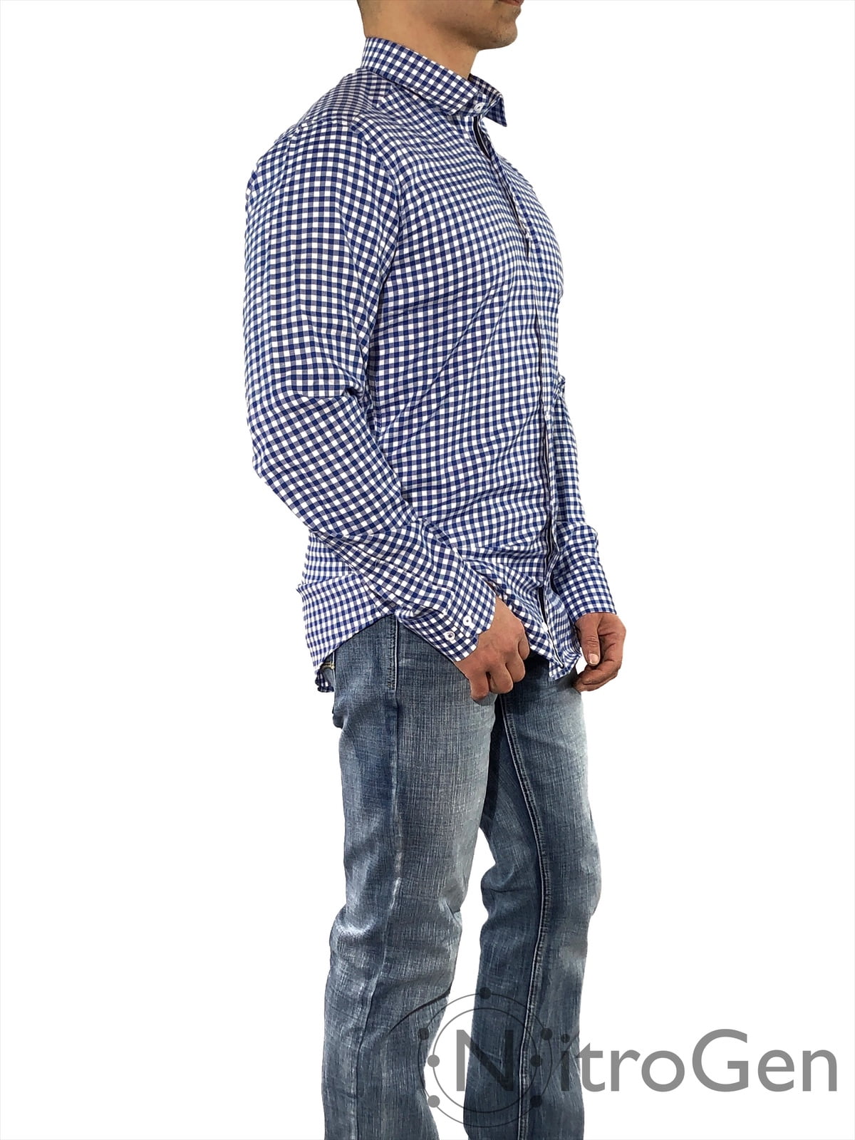 Men's Long Sleeve Dress Shirt Slim Fit 