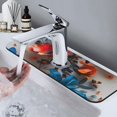 thumbnail image 7 of Sikiie 3D Butterfly Splash Guard for Sink Faucet-1 PC Super Absorbent Fast Drying Mat Sink Gadgets-Splash Guard for Kitchen, Sink Mat, 7 of 7