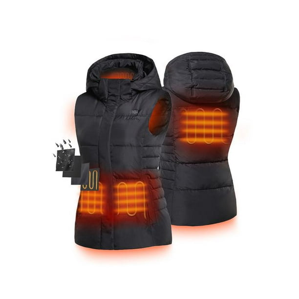 ORORO ORORO Women's Heated Vest with 90 Down Insulation and