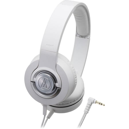 Audio-Technica Solid Bass Over-Ear Headphones White, ATH-WS33X