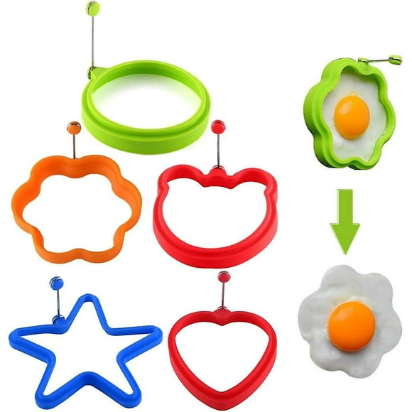 brillar moldes para tortilla  juego de 5  perfect egg cooker