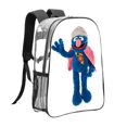 thumbnail image 1 of Grover Mochila transparente temática, resistente y duradera, bolsa see-through para trabajo, deporte, universidad y viaje, 31 × 43 cm, 1 of 6
