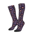 thumbnail image 2 of Balery Lavender Flowers Printed Novelty Socks Men's Women's Crew Socks Sports Socks Knee High Socks Cotton Socks Quirky and Cool Socks, 2 of 9