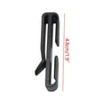 thumbnail image 3 of Ski Mask Helmet Clip Hook - 2 Pack Universal Snowboard Helmet Attachment Accessory - Quick Install Plastic Mask Holder for All Ski Helmets - No Pressure or Scratching Design, 3 of 4