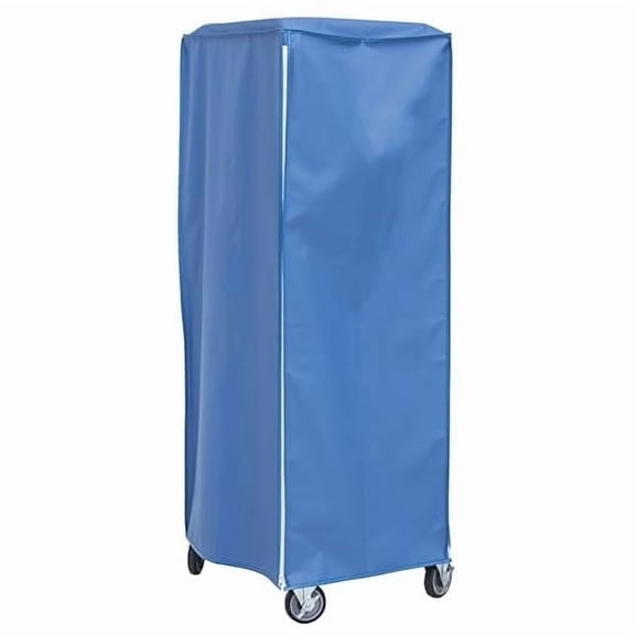 Worcester Blue Vinyl Heavy-Duty Freezer Pan Rack Cover - 28"L X 23"W X
