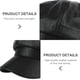 thumbnail image 3 of 56-58 cm tiene circunferencia, boina con borde, sombrero protector solar de cuero de verano para mujer, 3 of 5