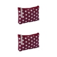 thumbnail image 4 of Guardurnaity Neceser de maquillaje, bolsa de cosméticos, monedero, organizador de lavado, resistente al agua, diseño elegante a la moda, para Vino rojo 2piezas, 4 of 6