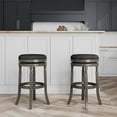 Indoor Living Palmer Lake Swivel Stool 30\u201D Bar Height Natural