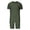 Army Green Set for Men, variant on Men's Athletic Suit Set High Quality Material For Lasting Wear For Daily Wear And Casual Activities Black L