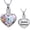 Ra/Purple, variant on Personalize Urn Necklaces for Ashes - Sea Heart Cremation Pendant Necklace Stainless Steel Urn Lockets Ashes Memorial Keepsake Jewelry Gifts for Women