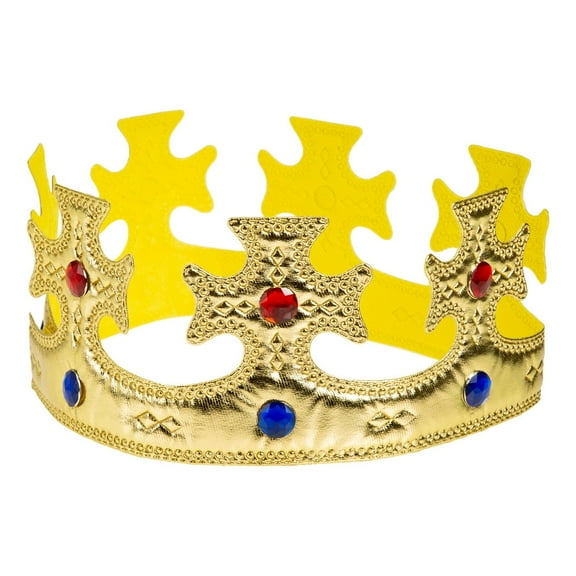 EIMELI Royal King Crown Burger Foil Tiara Halloween Shinning Decoration Baby