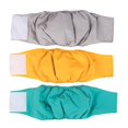 thumbnail image 1 of Male Dog Diapers Washable Pupply Diaper Durable Doggie Sanitary Physiological Pant, 1 of 4