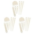 thumbnail image 1 of Uxcell Hand Loom Stick Set, 21pcs Knitting Tools Including Wood Weaving Crochet Needle Wooden Shuttle Wood Weaving Comb, 1 of 5