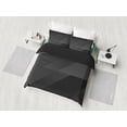 thumbnail image 2 of Juego de cama abstracto gris oscuro y negro, 2 of 4